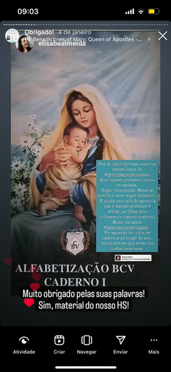 Apostila de Alfabetização BCV vale a pena