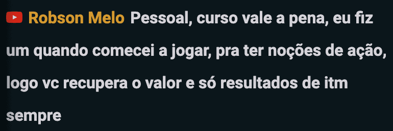 Curso de Poker do Felipe Carmanhani depoimentos vale a pena