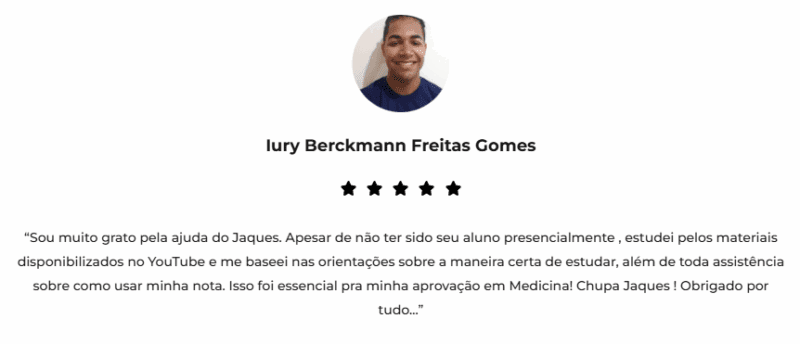 Curso Fisica Online do Jaques Braga depoimentos vale a pena