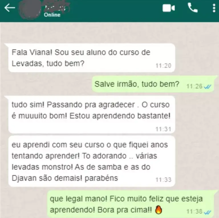 Curso Levadas e Dedilhados depoimentos vale a pena