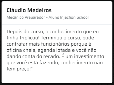 Curso Preparação de Motores depoimentos vale a pena
