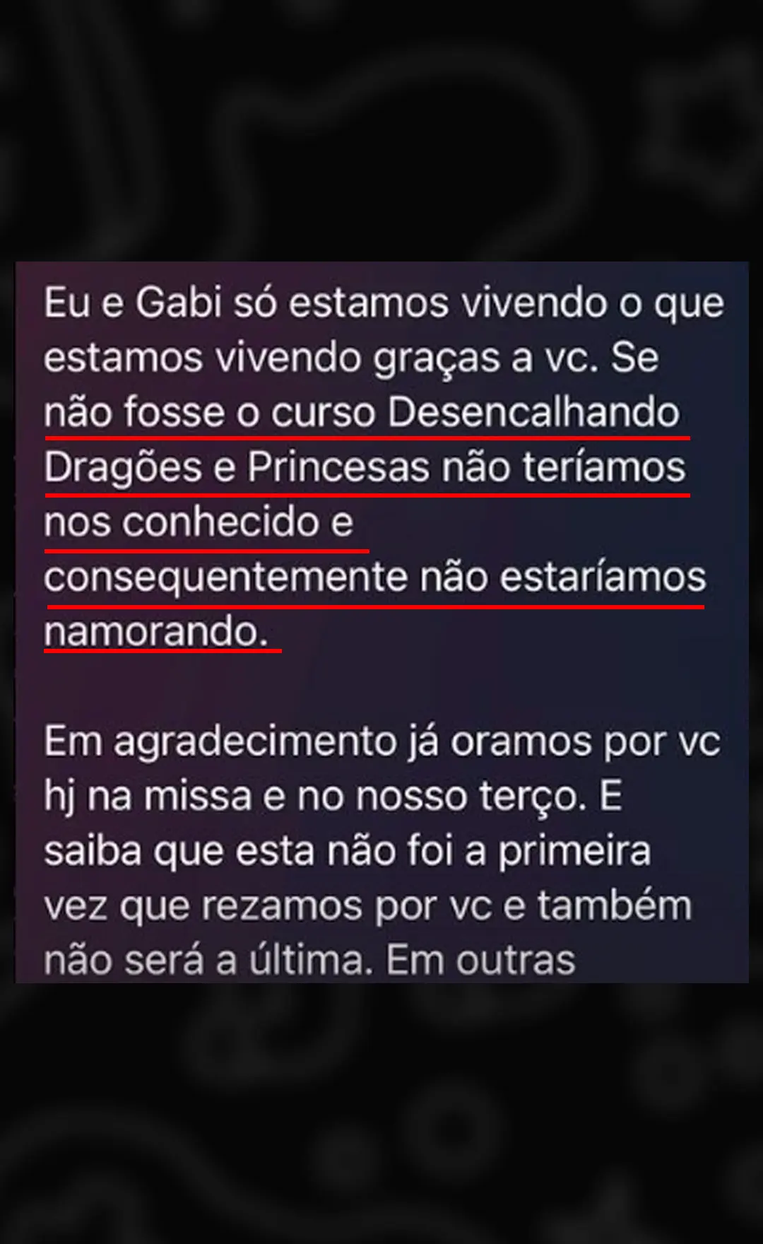Desencalhando Dragões e Princesas depoimentos vale a pena