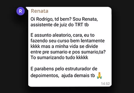 Curso Ferramentas Digitais para Elaboração de Sentenças, Votos e Despachos depoimentos vale a pena