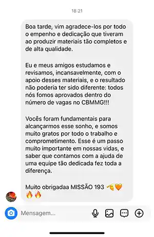 Curso Missão 193 depoimentos vale a pena