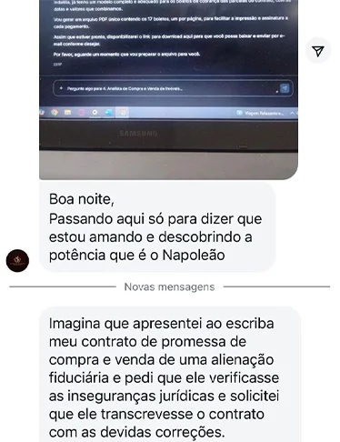Napoleão IA: Inteligência Artificial Especialista em Direito Imobiliário Extrajudicial depoimentos vale a pena
