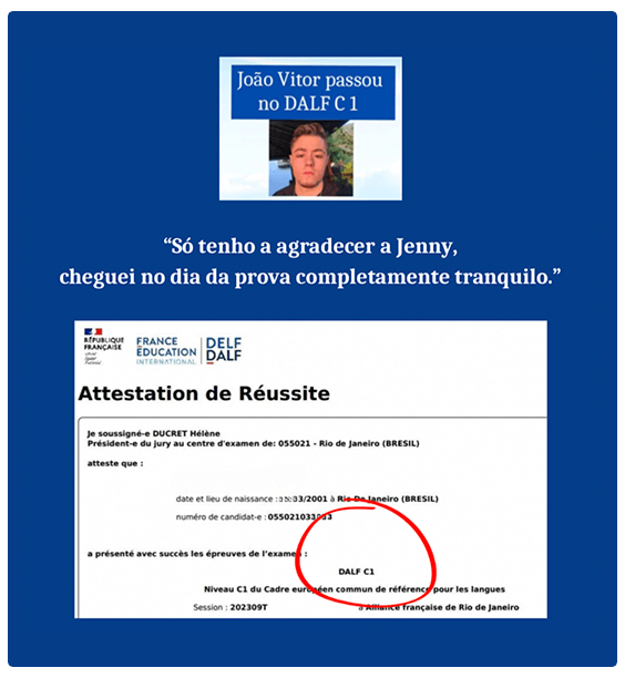 Curso Dominando o francês - Do zero ao nível B2 (CLB7) depoimentos vale a pena