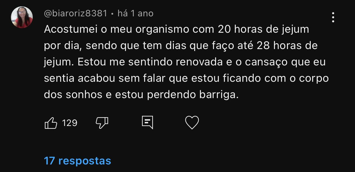 Comunidade do Jejum + Desafio Seca Rápido depoimentos vale a pena