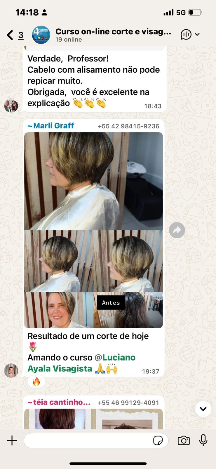 Corte e Visagismo com Alma depoimentos vale a pena