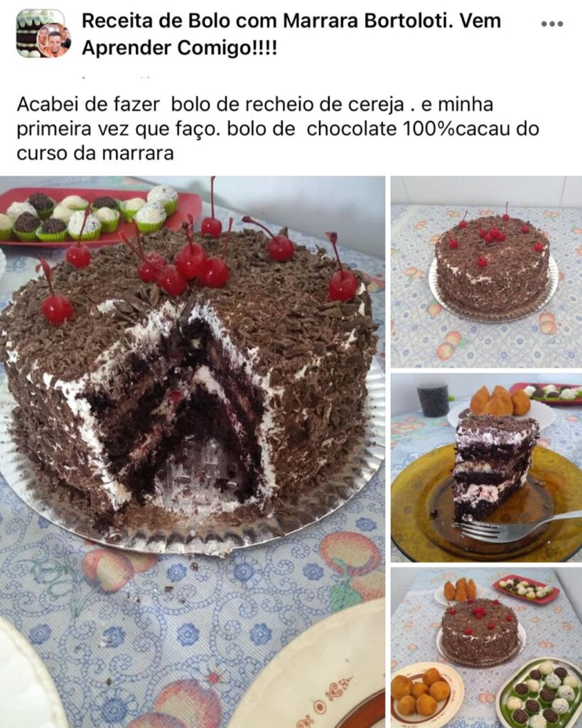 Curso Bolos Chocolatudos depoimentos vale a pena