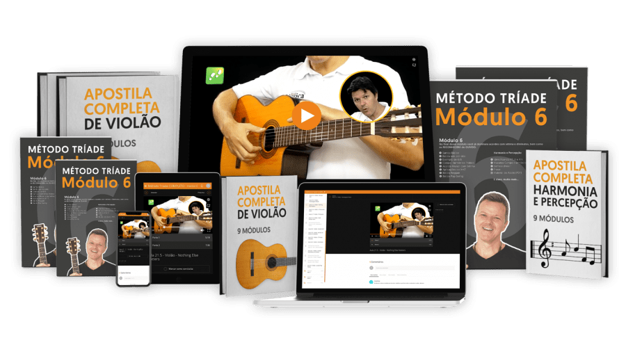 Curso de Violão Método Tríade vale a pena comprar?