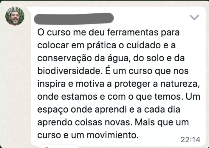 Curso O Maravilhoso Mundo dos Jardins Agroecológicos depoimentos vale a pena