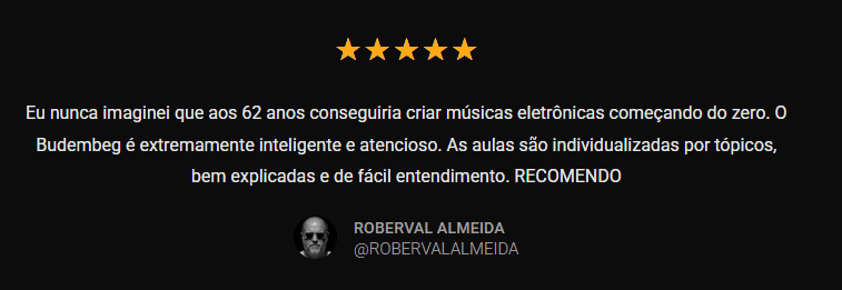 Curso Produção Musical Eletrônica no Ableton depoimentos vale a pena