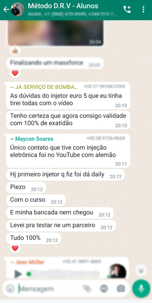 Método DRV - Reparação de Common Rail depoimentos vale a pena