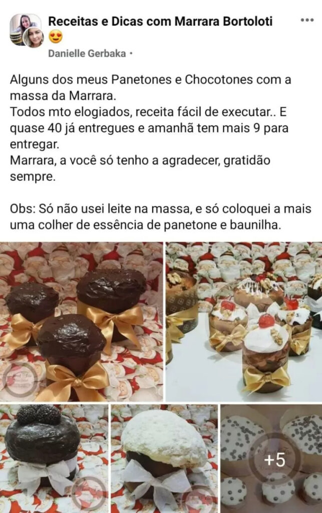 Panetones e Chocotones de Milhões da Marrara Bortoloti depoimentos vale a pena