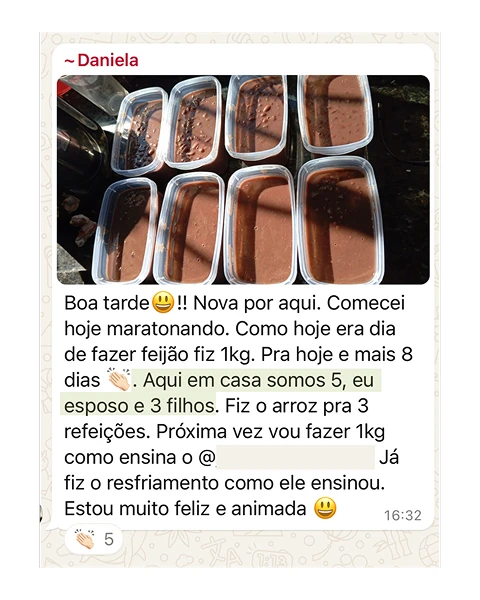 Curso Cozinha de Panela Só depoimentos vale a pena