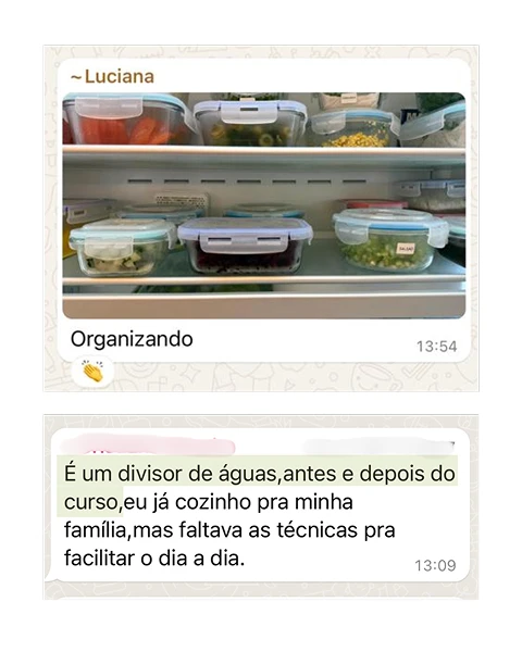 Curso Cozinha de Panela Só depoimentos vale a pena