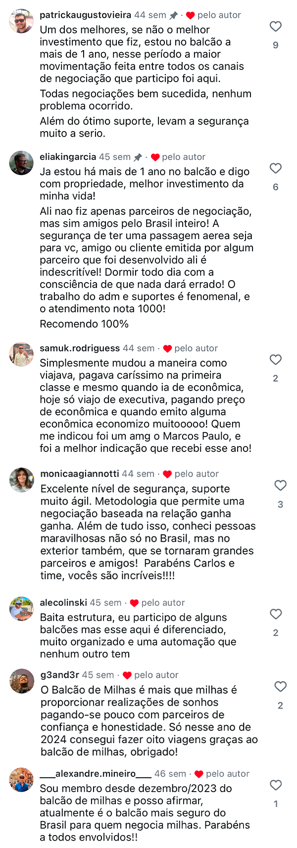 Plataforma Balcão de Milhas depoimentos vale a pena