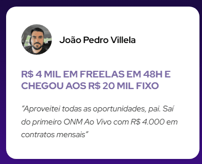 O Novo Mercado Ao Vivo (ONM Ao Vivo) depoimentos vale a pena